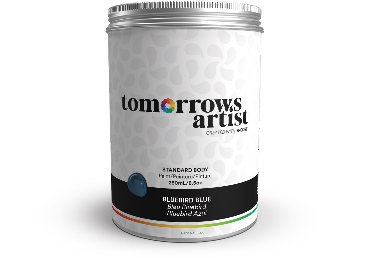Tomorrows Artist: Standard Body Eco-Friendly Sustainable Acrylic Art Paint 100ml/3.38oz, 250ml/8.45oz, 500ml/16.91oz, 1000ml/33.81oz